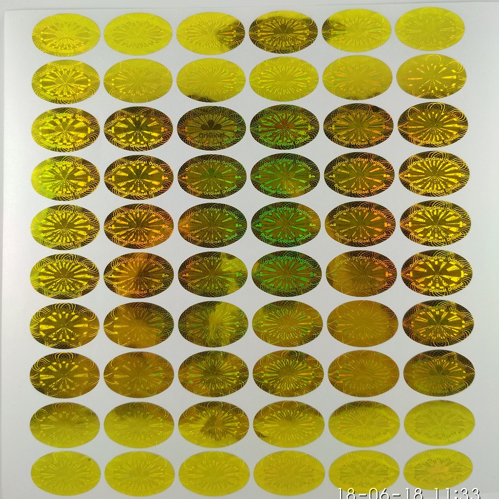 

Stiker Hologram 3 Daun