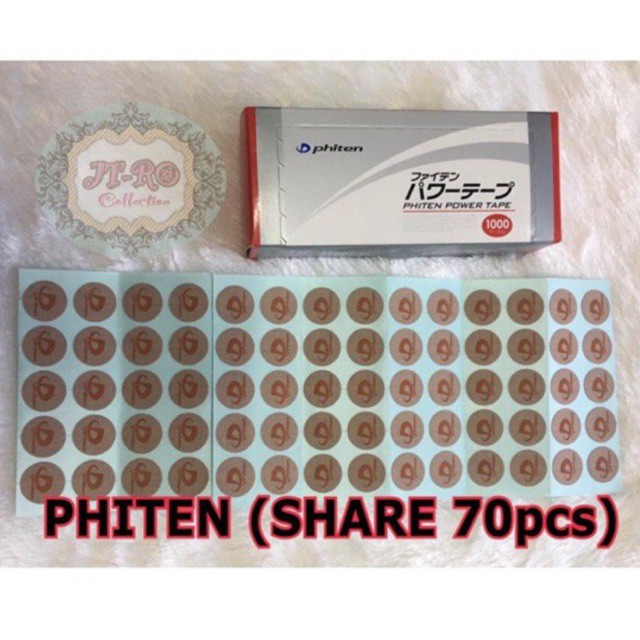 PHITEN TAPE (Share 70pcs) - phiten power tape - koyo phiten (made in japan)