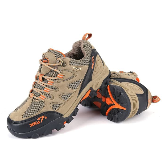 Sepatu Gunung Snta 433 Beige Brown - Hiking/Trekking/Adventure News Elegan