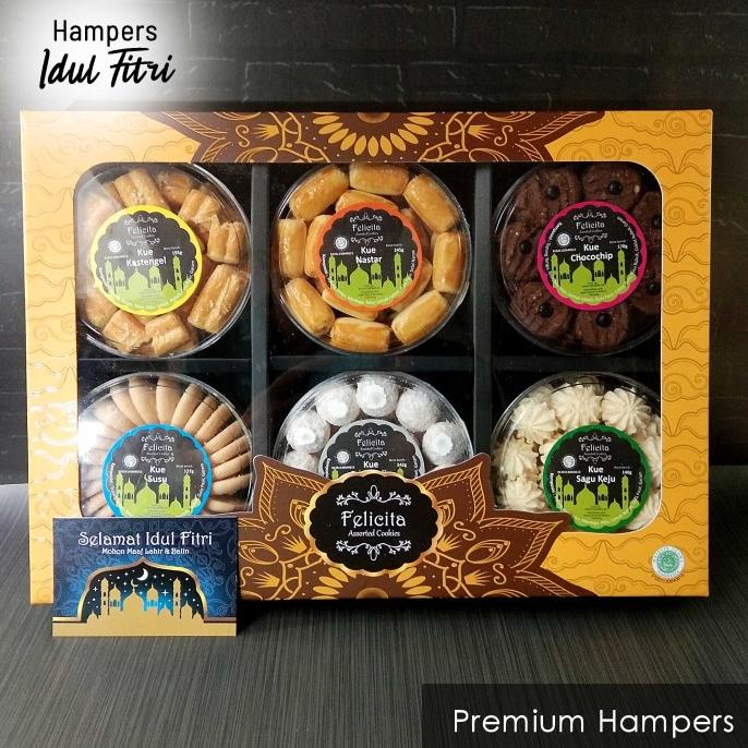 

Paket Hampers Kue Lebaran / Parcel Idul Fitri Felicita Batik Isi 6 Sarahasana_