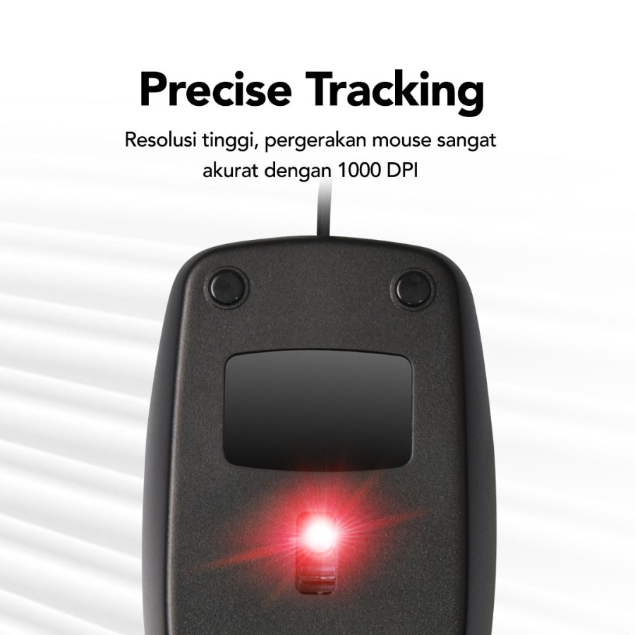 Mouse USB OPTICAL Micropack Comfy Lite M 101 Black