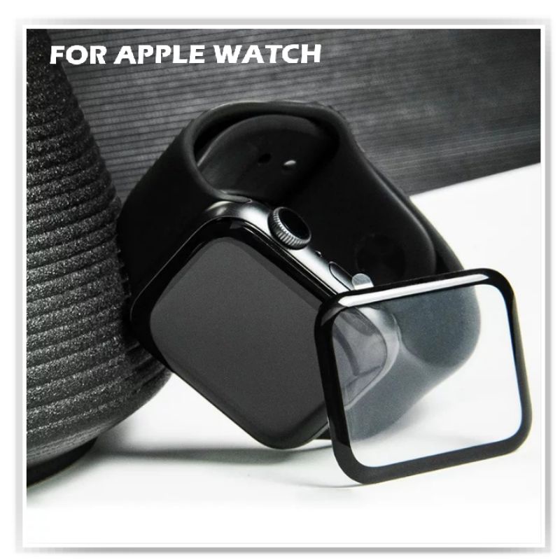 [PELINDUNG] ANTI GORES WATCH PROTECTOR GLASS - FOR APPLE WATCH 1 2 3 4 5 SIZE 38 40 42 44MM