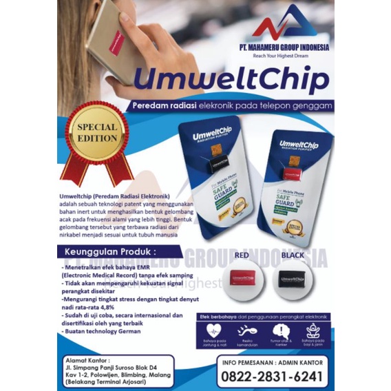 UMWELTCHIP ASLI MADE GERMAN 100% ASLI