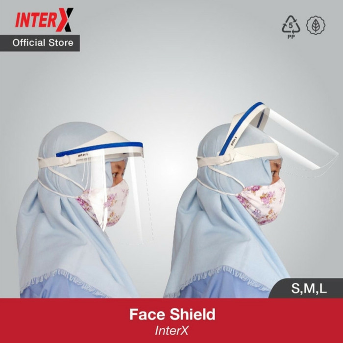 New Faceshield Anti Droplet Full Safety , Faceshield Interx