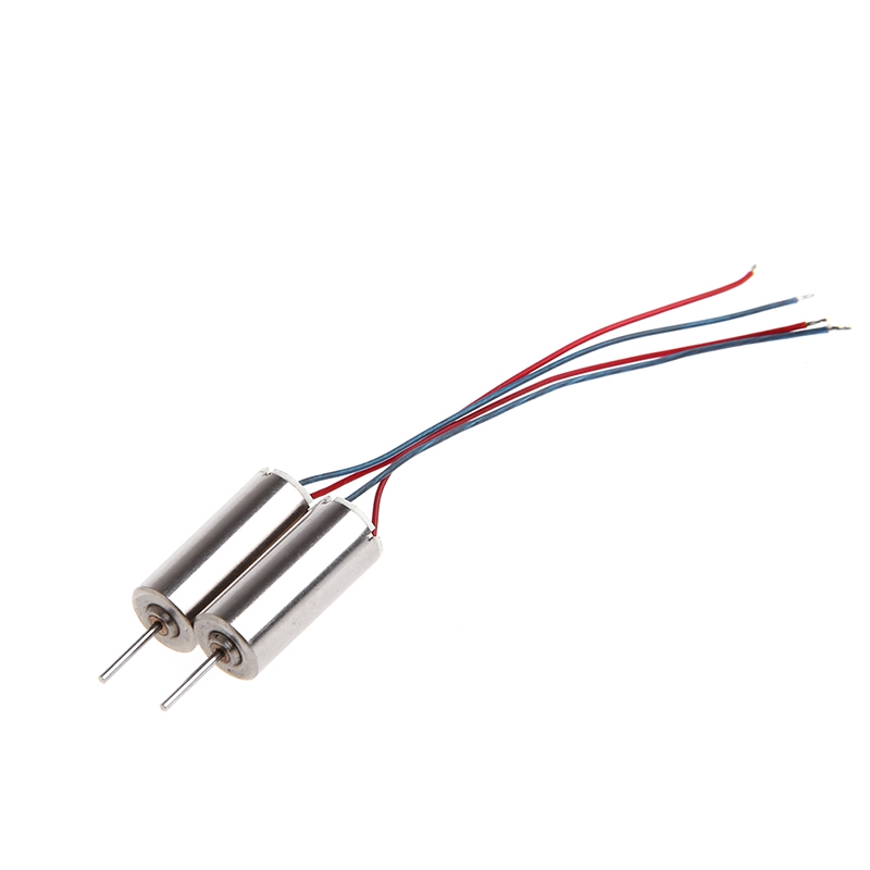 ?CRE 2Pcs DIY DC 3.7V 50000RPM 716 Hollow Cup Motor Coreless untuk Mainan RC