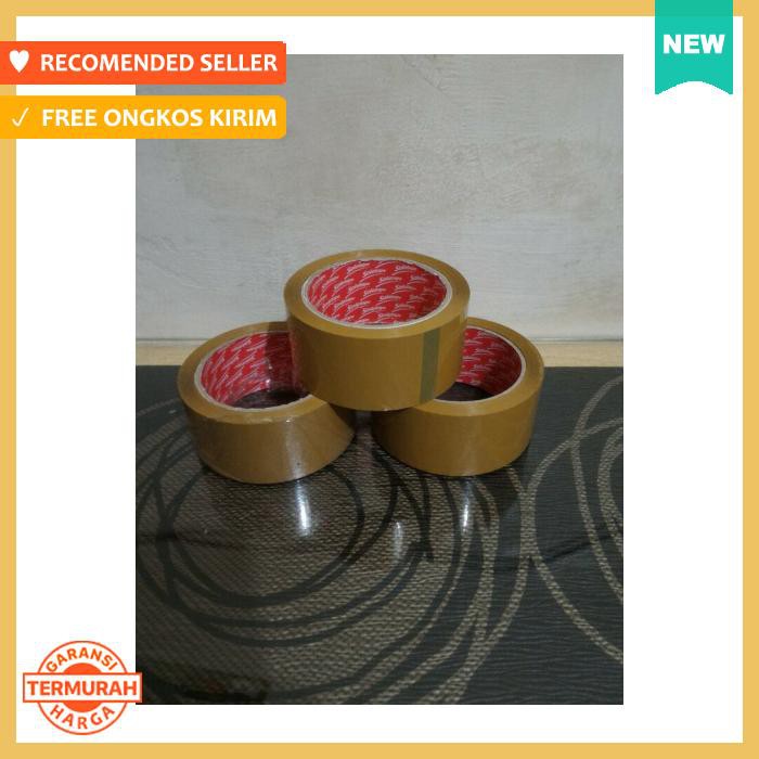 

Selotip & Double Tape - Lakban Bening&Coklat Solatape 1 Dus - Pengikat & Perekat