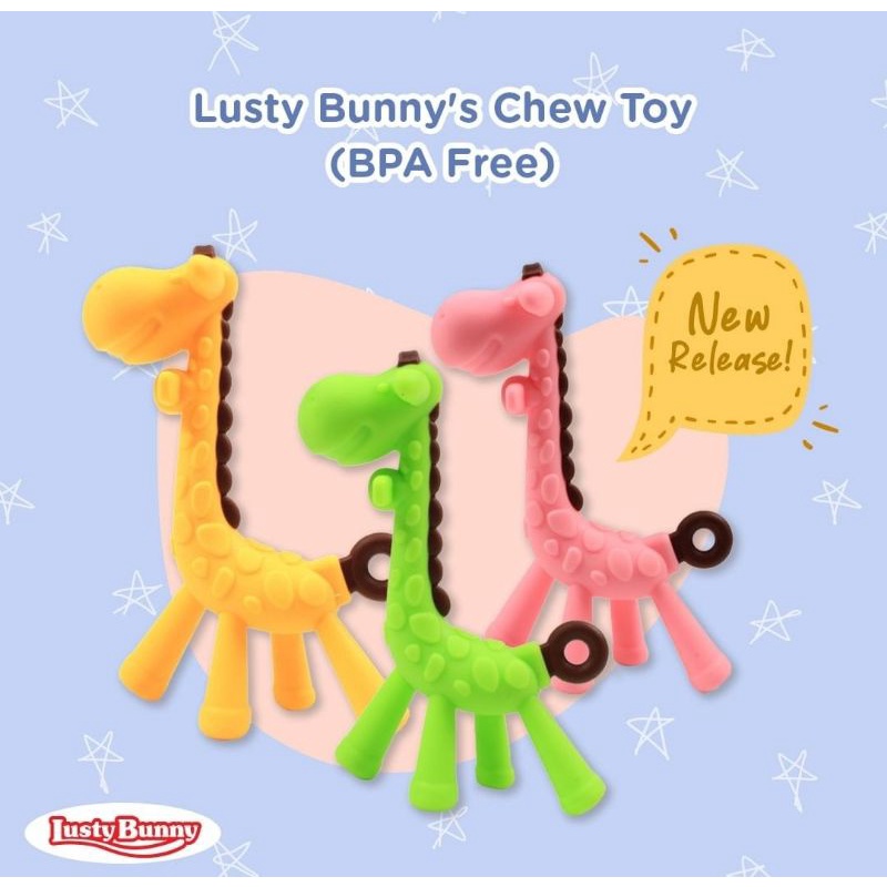 LustyBunny Chew Toy Mainan Gigitan Bayi Baby Teether ADT-8117