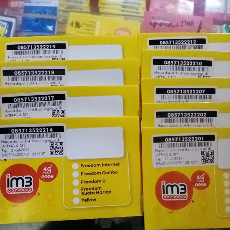 nomer cantik Indosat