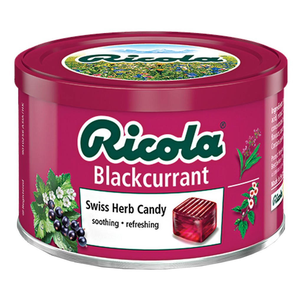 

Ricola Blackcurrant Candy Drum [100 gr]