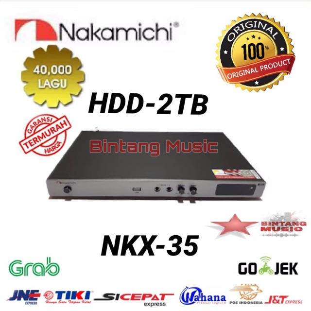 DVD Player Karaoke Nakamichi NKX 35 Original HDD-2TB
