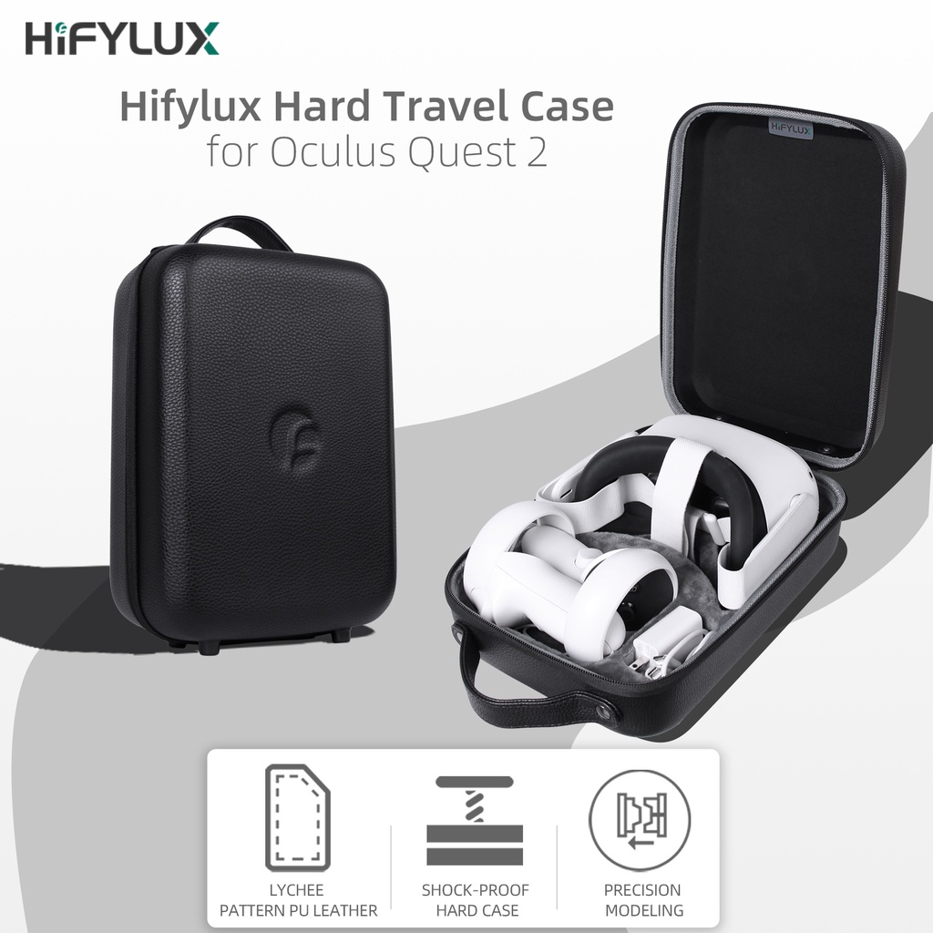 New Hifylux Hard Carrying Case for Oculus Quest 2 VR Tas Oculus Quest 2 VR