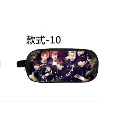 

Dekorasi Yo Yo Store Tempat Pensil / Kosmetik / Makeup Motif BTS untuk Pelajar