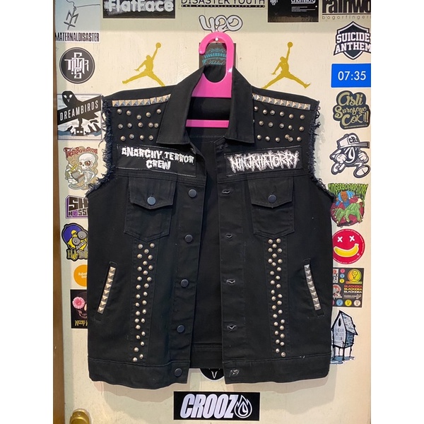 jaket vest punk