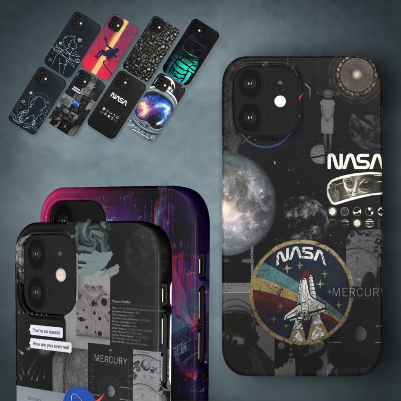 IPHONE Astronot Nasa Galaxy Aesthetic Soft / Hard / Mirror Case Casing Cover X / XS / XR / XS Max / 