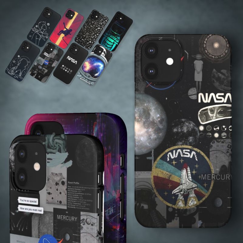 INFINIX Astronot Nasa Galaxy Aesthetic Soft / Hard / Mirror Case Casing Cover INFINIX Hot Note Smart Spark Zero 2 4 4x 5 6 7 8 8i 9 10 10i 10s 11 11s S3 S5 Play Pro