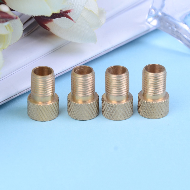 (Happy) 4pcs / Set Adapter Konverter Katup Ke Tabung Pompa 1.5cm Untuk Sepeda Balap