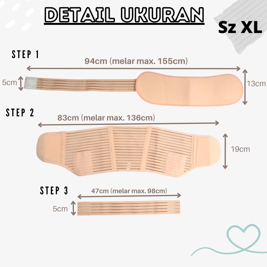 Maternity Support Belt Korset Hamil 3in1 Penyangga Perut Ibu Hamil 3 Cara Pemakaian Sabuk Penyangga Kehamilan