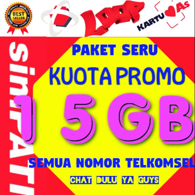 Paket Internet 15GB LOOP AS SIMPATI