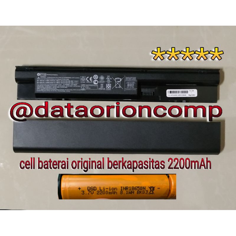 Baterai  HP Probook 440-G0 G1, 450-G0 G1, 455-G0 G1 FP06 Black