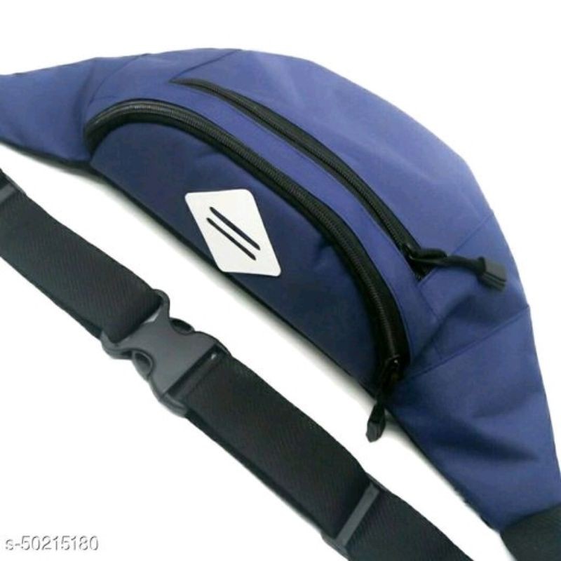 Tas Pinggang Oval pria -Navi blue