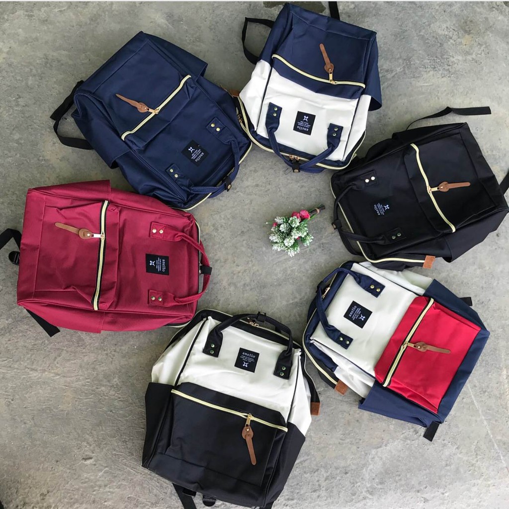 Supplier tas wanita unisex pria branded murah import RANSEL ANELL*