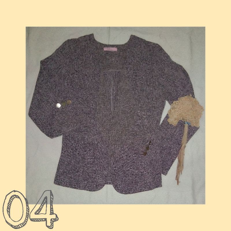 PRELOVED BLAZER LINEN