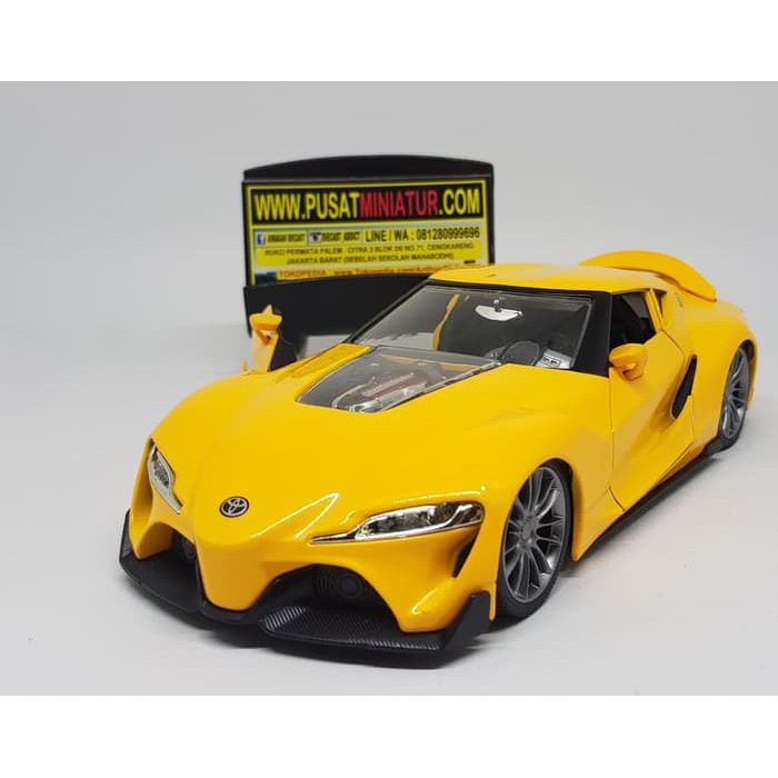 TOYOTA FT 1 CONCEPT (KUNING) - SKALA 24 - JADA JDM (DIECAST)