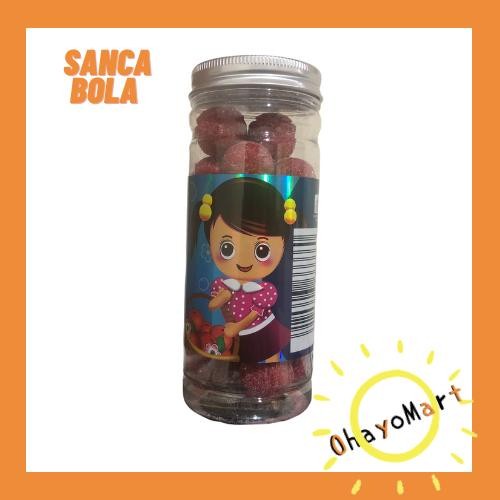 Permen Haw Flakes Bola / Permen Sanca Bola / Sanca Toples 220g