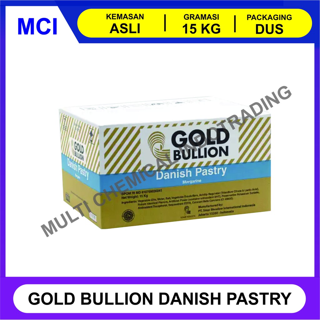 

KORSVET GOLD BULLION DANISH PASTRY UNTUK CROISSANT 15 KG