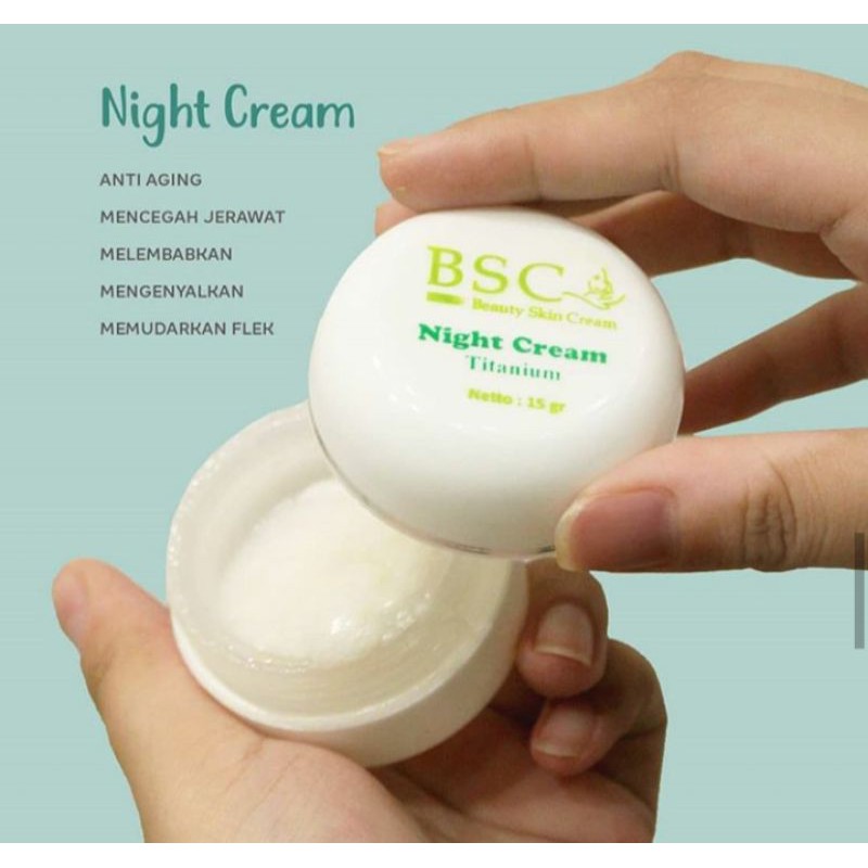 Cream malam BSC ORIGINAL