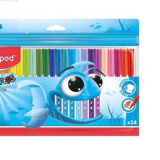 

♥ Maped Spidol Ocean 24' - Cardboard ♚