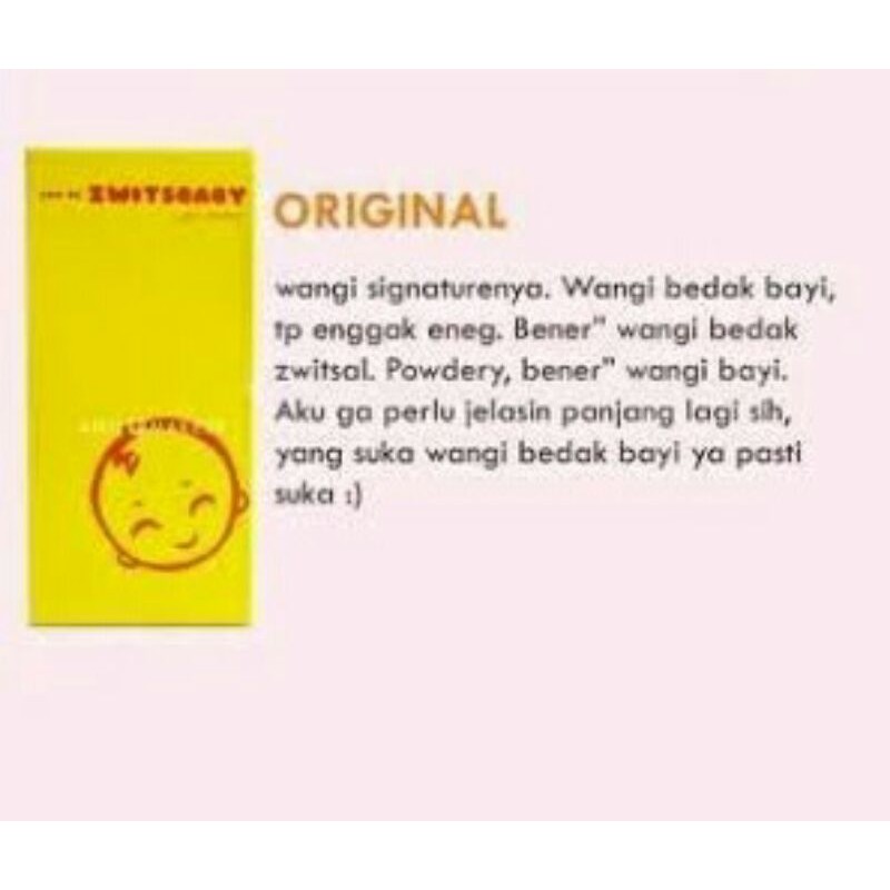 PARFUM UNISEX AROMA BEDAK BAYI SWITSAL BABY SOFT