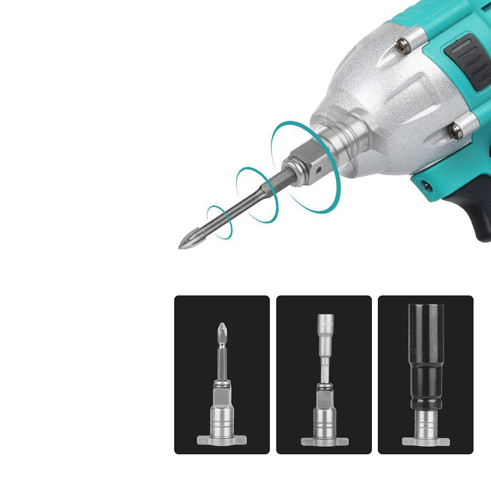 Populer Impact Wrench Shaft Adapter Dual Use Cordless Part Power Tool Wrench-Part Metal Square Shaft