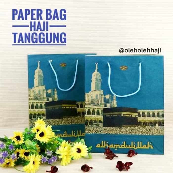 

Paper Bag Haji Tanggung/Tas Kertas / Tas Souvenir Haji /Oleh Oleh Haji NBJ