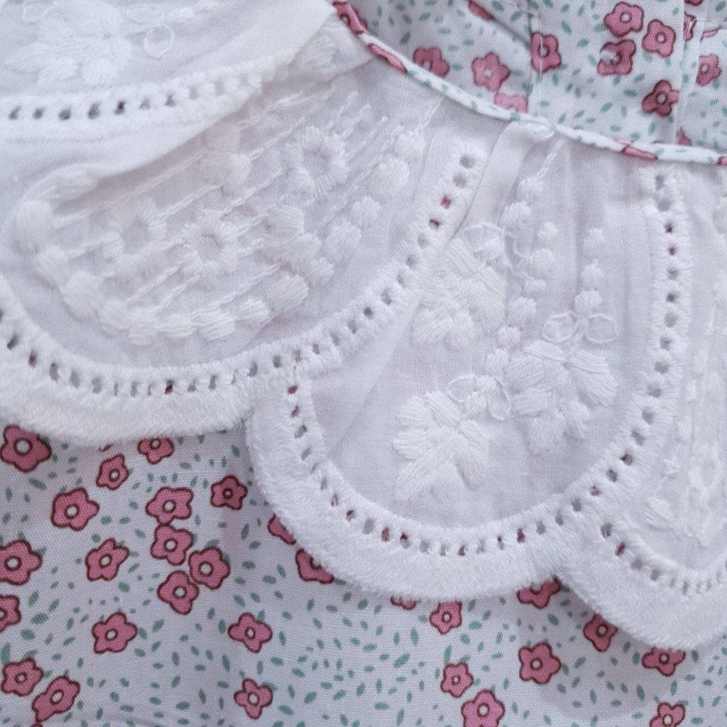 Promo !! dress anak perempuan import / dress mozaik renda irena import uk 2-5th