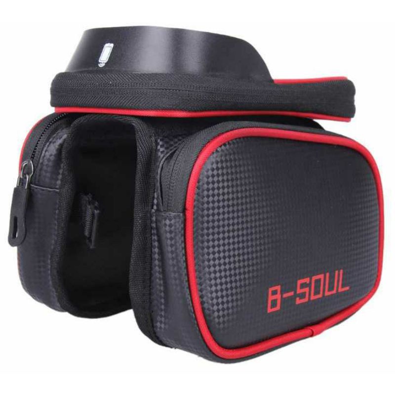 B-SOUL Tas Sepeda Waterproof Smartphone 6.2 Inch 