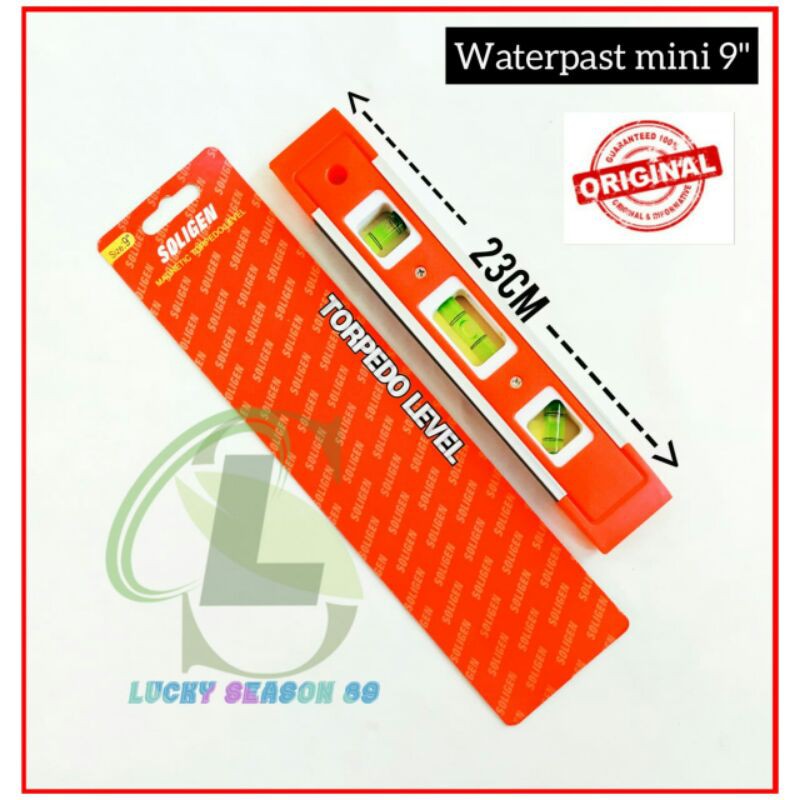 Waterpas  Magnet 9&quot; panjang 23cm/Waterpas Kecil/Mini Bagus Murah