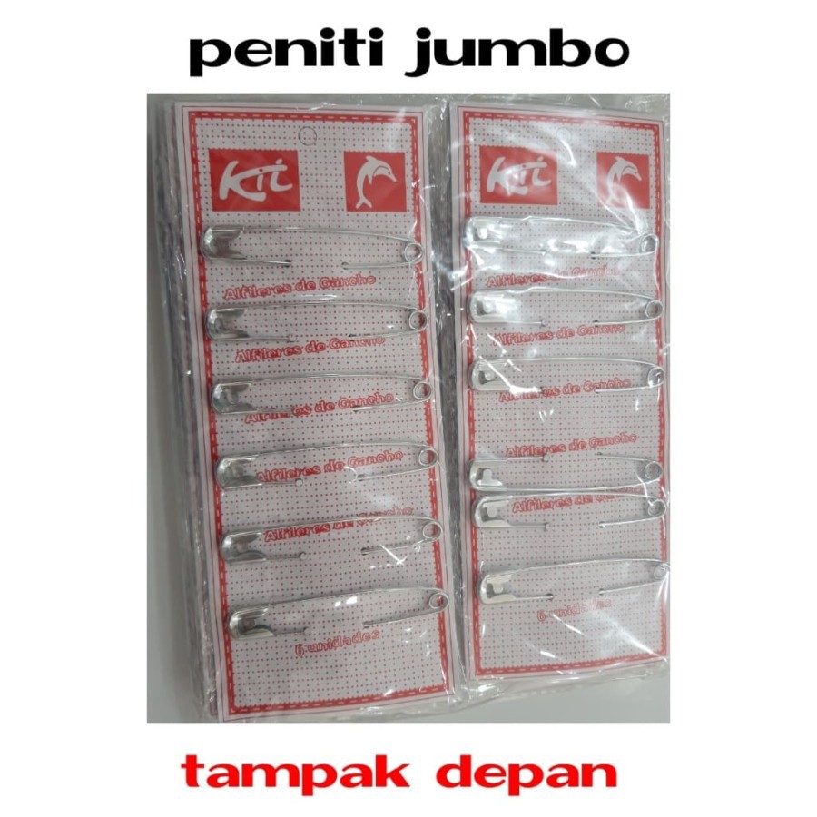 Peniti Jumbo KIT Peniti Besar Peniti Sprei ISI 6PCS