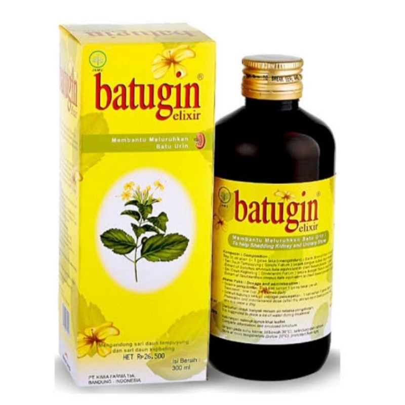 Batugin Elixir 120ml Obat Batu Ginjal expired 2027 ORIGINAL
