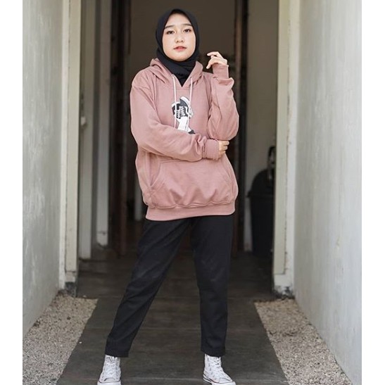 Sweater Hoodie Wanita Santuy Best Promo Knitt Grosir-1