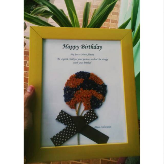 

Edelweis frame/kado unik/kado wisuda/kado anniversary/kado ulang tahun/kado buat mantan