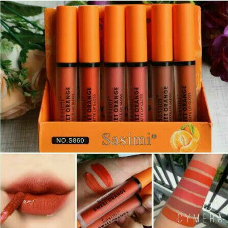 lipsgloss  matte  sasimi  ecer
