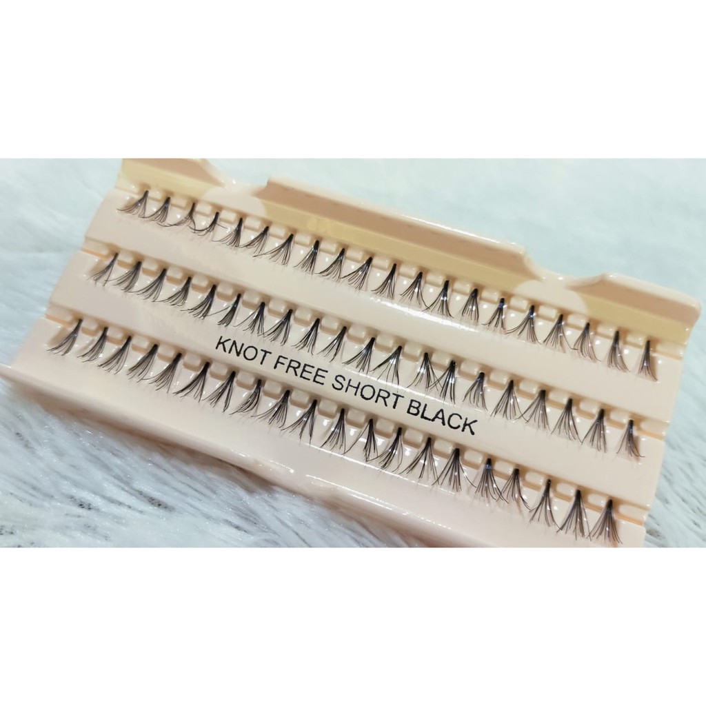 Bulu Mata Tanam Eyelashes Knot Free Black / Bulu Mata Eyelash Murah