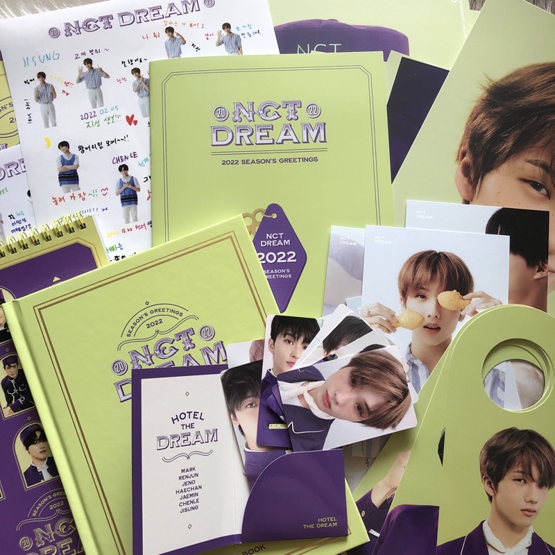 [SHARING] NCT DREAM SEASON GREETING 2022 - synnara benefit, sharing sm season greeting, mark renjun 