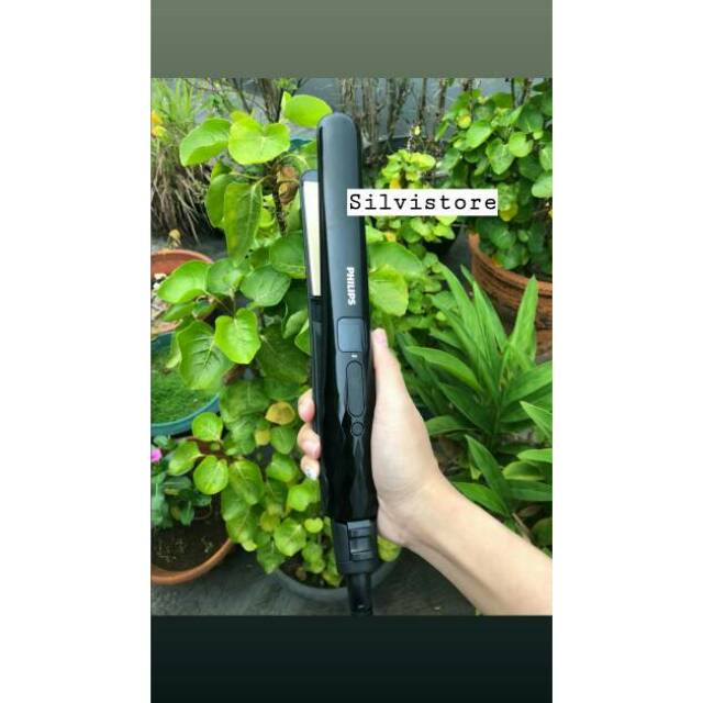 Catokan rambut philips / hair straightener HP8348 ori bergaransi curly 2 in 1 kerashine ionic
