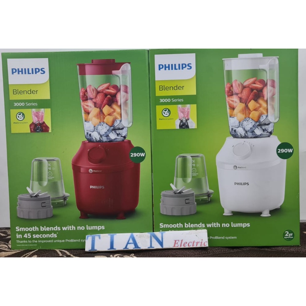 PHILIPS HR-2042 Blender Plastik 1 Liter 290 Watt