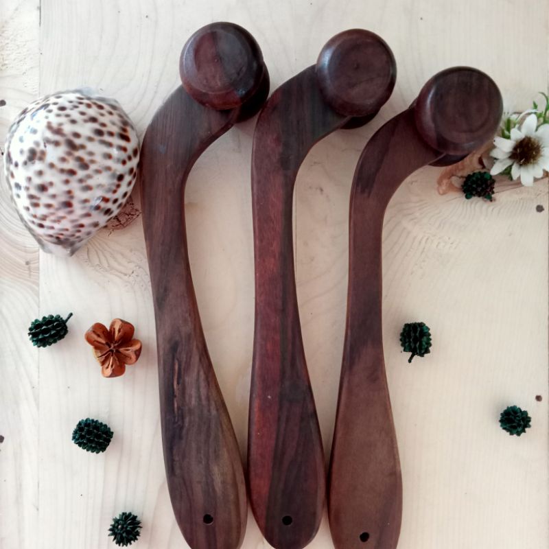 Alat Pijat Roll Kayu Hitam