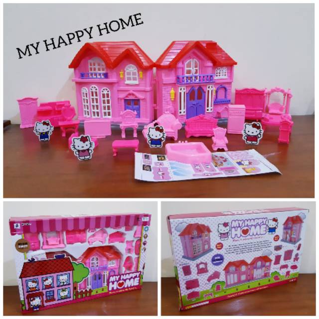 Mainan My Happy Home Cewek - Rumah Rumahan Boneka Anak Edukatif