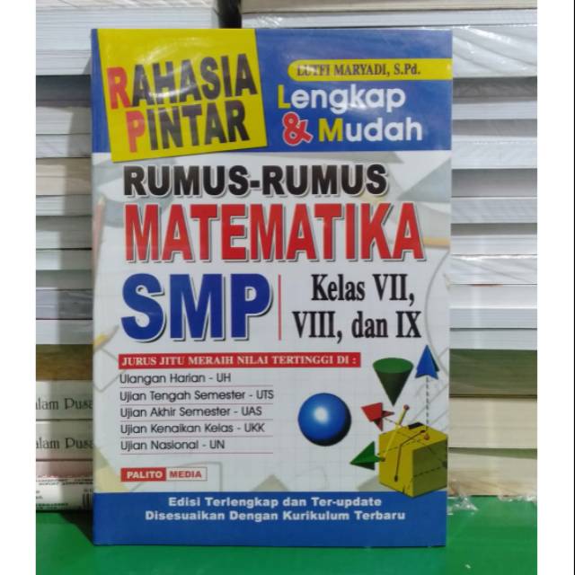 Rahasia Pintar Rumus Rumus Matematika Smp Kelas 7 8 9 Shopee Indonesia