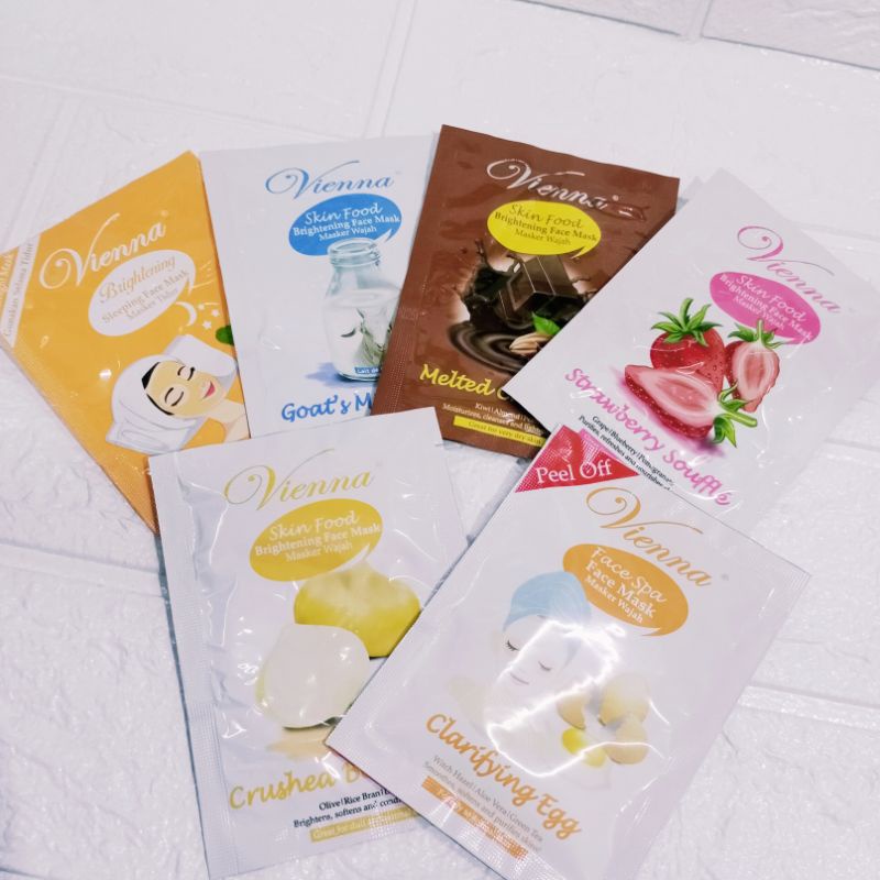 MASKER VIENNA PEEL OFF SACHET MURAH